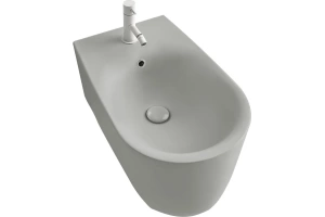 Биде подвесное Kerasan Nolita серый матовый (532559*1)