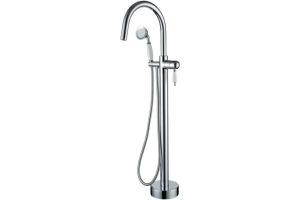 Смеситель напольный Boheme Brillante хром с кристаллом Swarovski