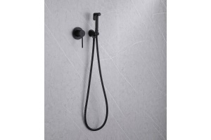 Гигиенический душ Abber Emotion черный матовый - 2