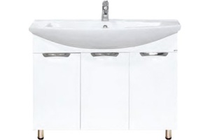 Тумба с раковиной Misty Лаванда 105 прямая