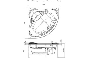 Экран для ванны фронтальный AQUANET Malta (00149864) - 2