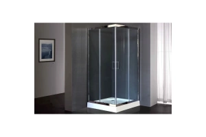 Душевой уголок Royal Bath 100х100 хром стекло прозрачное