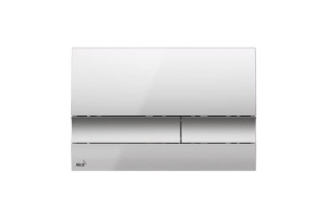 Кнопка смыва AlcaPlast  хром матовый (M1722)