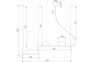 Подвесной светильник Eurosvet Stair 70145/3 белый - 2