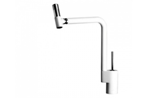 Смеситель для кухонной мойки Webert 360° белый (TS920302779)