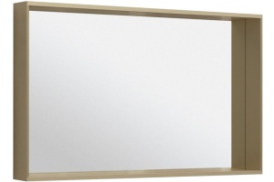 Зеркало Allen Brau Reality 120 с подсветкой латунь матовый - 3