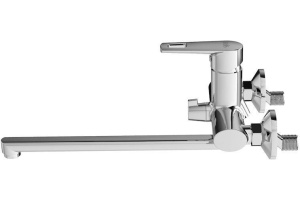 Смеситель для ванны с длинным изливом с керамическим дивертором, Runo, IDDIS, RUNSBL2i10WA - 3