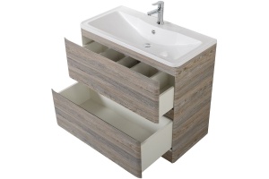 Тумба с раковиной BelBagno 80 светлое дерево - 3