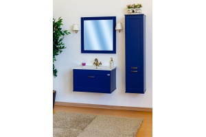 Шкаф-пенал Sanflor Ванесса R подвесной, индиго - 2