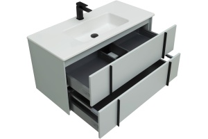 Тумба под раковину Allen Brau Reality 100 светло - зеленый матовый - 3