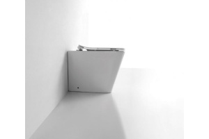 Унитаз приставной Ceramalux белый, смыв AquaBlade (NS-3170) - 3