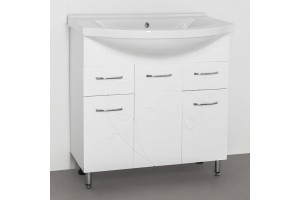 Мебель для ванной Style Line Эко Фьюжн №26 80 белая - 2