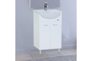 Тумба с раковиной Bellezza Уют 50 белая