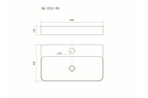 Раковина накладная Aquatek 60 белый (AQ3241-00) - 2