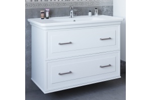 Тумба для комплекта Sanflor Модена 105 подвесная, белая