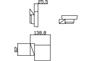Мыльница Boheme New Venturo 10313-G-B - 2