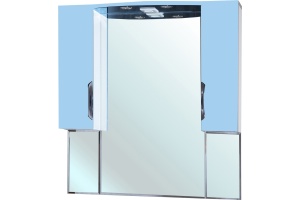 Зеркало-шкаф Bellezza Лагуна 105 голубой