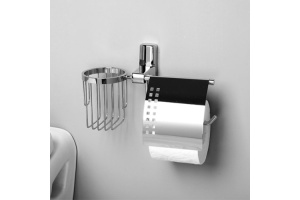 Держатель туалетной бумаги Wasserkraft Leine K-5059 с держателем освежителя воздуха - 2