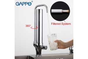 Смеситель для кухни моно с фильтрующим элементом хром G4352