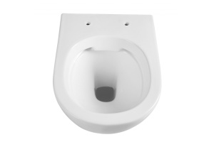 Унитаз ABBER Bequem AC1103 подвесной белый, безободковый - 3