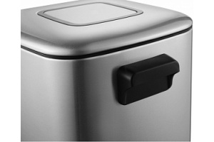 Ведро для мусора Weltwasser WW MILA MT 12L матовый хром (10000000886) - 2