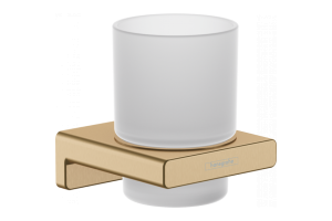 Стакан для зубных щеток Hansgrohe AddStoris шлифованная бронза