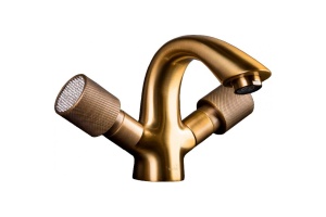 Смеситель для раковины Boheme Royal Cristal бронза