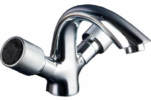 Смеситель для раковины Boheme Royal Cristal хром с черными кристаллами Preciosa