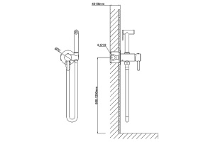 Гигиенический душ Vincea хром - 3