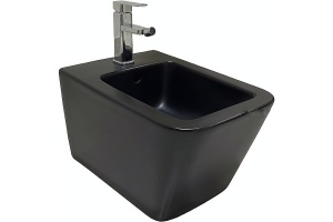 Биде подвесное Ceramalux черный, матовый (NS5370MB)