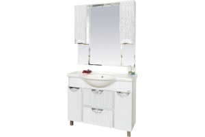 Зеркало Misty Лорд 105 белая пленка - 2