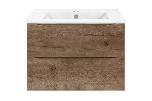 Тумба под раковину Vincea Mia Slim 60 светлое дерево