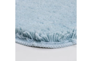 Коврик для ванной комнаты Wasserkraft Kammel голубой - 2