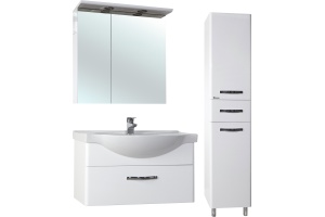 Зеркало-шкаф Bellezza Анкона 80 с подсветкой - 2