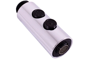 Смеситель для кухни Rav Slezak Amur с гибким изливом черный матовый - хром - 3