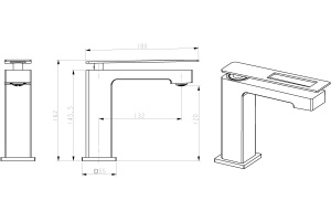 Смеситель Boheme Q 141-GB для раковины - 2