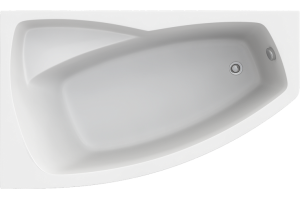 Акриловая ванна STWORKI Монтре 160x95 L, с каркасом