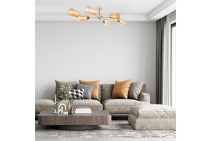 Люстра на штанге Escada Vertigo 1131/6P White/Gold - 3