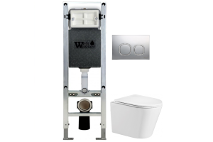 Комплект Weltwasser AMBERG 350 ST + SALZBACH 004 GL-WT + AMBERG RD-CR (10000006576)