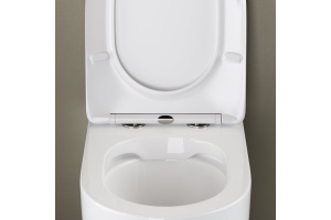 Унитаз приставной Ceramica Nova Mia с микролифтом, безободковый CN1810 - 3