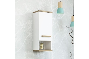 Шкаф Sanflor Ингрид 30 швейцарский вяз, белый