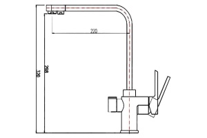 Смеситель для кухонной мойки Zorg 334 песочный (ZR 334 YF- ПЕСОЧНЫЙ) - 2