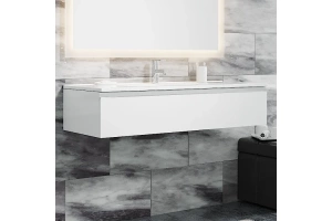 Тумба с раковиной Sanvit Авеню-1 120 белый глянец