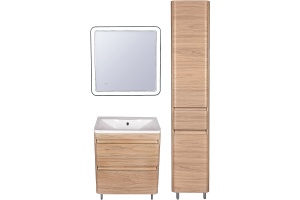 Тумба для комплекта Style Line Атлантика 60 Люкс Plus, напольная, ясень перламутр - 2