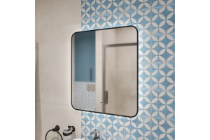 Зеркало DIWO Кострома 60 черное, с подсветкой, прямоугольное, настенное - 3