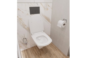 Держатель туалетной бумаги DIWO Смоленск П14788 черный муар - 2