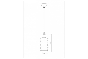 Подвесной светильник Escada Fireside 1102/1 - 2