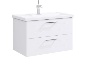 Тумба с раковиной Aqwella Manchester 80 подвесная