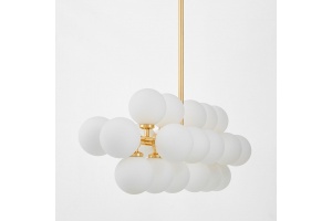 Люстра на штанге LUMINA DECO Marsiada LDP 6033-24 GD - 3