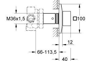 Переключатель потоков Grohe Allure Brilliant 19798000 на три потребителя - 2